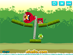 Angry Birds Kick Piggies